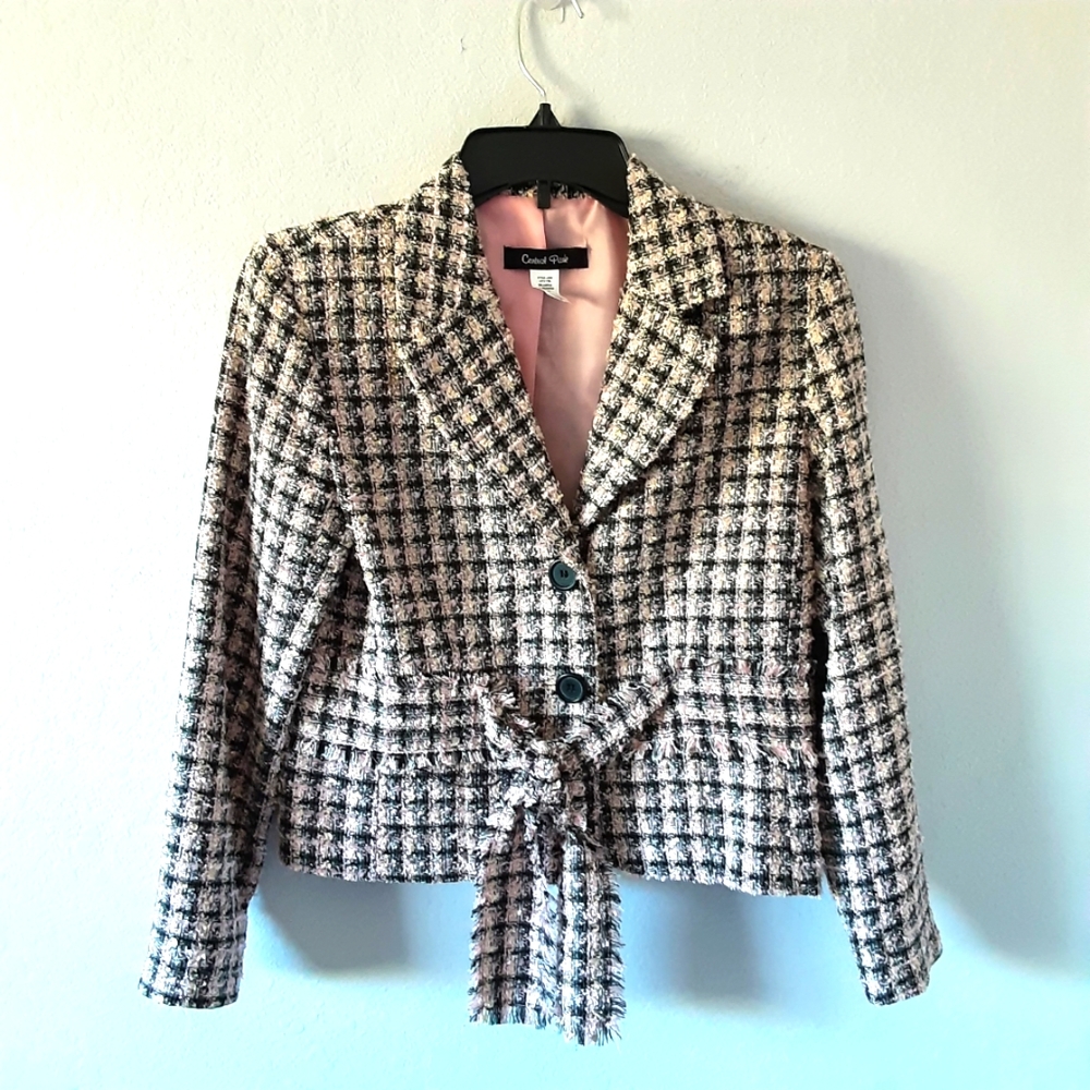 Central Park West Women's Tweed Jacket - Size 4